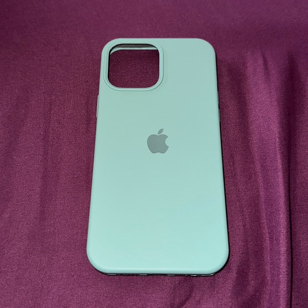 Light blue logo iPhone 13 Pro Max never used brand new